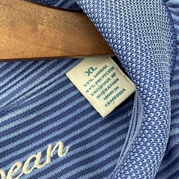 Caribbean Modal Blend Polo Shirt Size XL - Picture 6 of 7